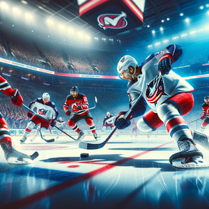 DALL·E 2023-12-26 22.53.00 - A vivid scene from an ice hockey game between the Columbus Blue J...png