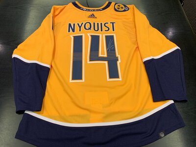 Nashville Predators Gustav Nyquist autographed jersey.jpg