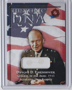 2021 Historic Autographs 1945 The End of WWII DNA Hair Cards Dwight D. Eisenhower.jpeg